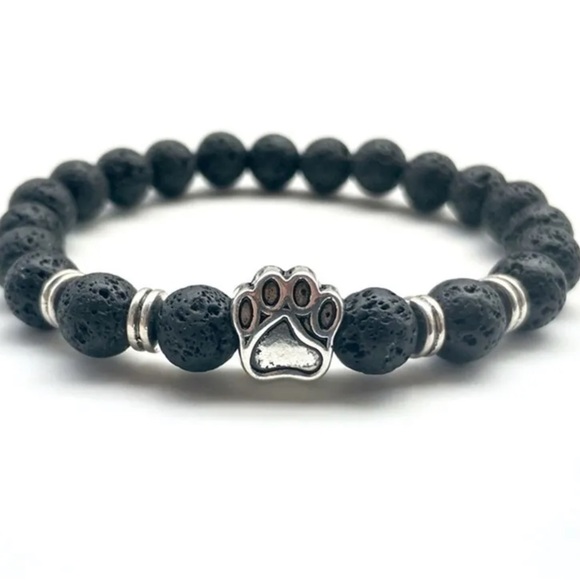 PAW lava stone bracelet - Picture 1 of 4
